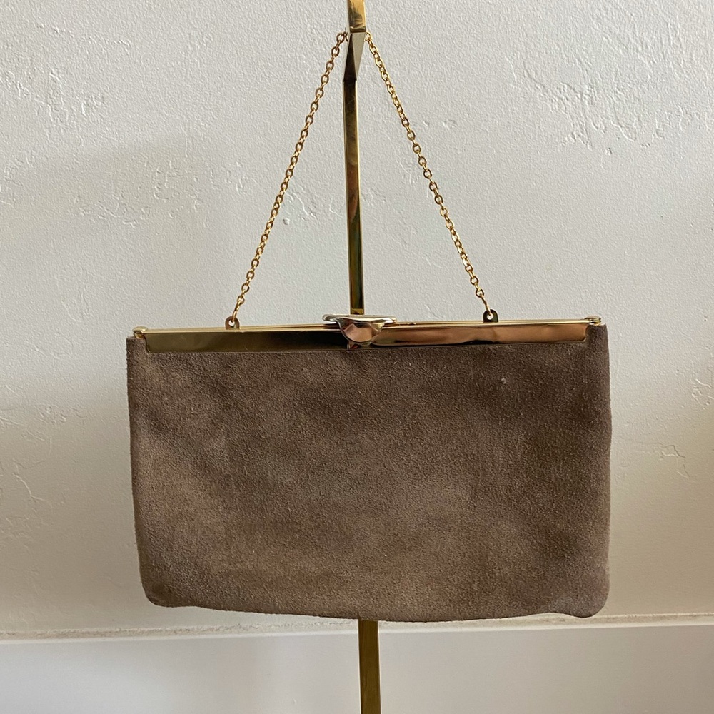 Suede Clutch